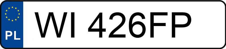 Numer rejestracyjny WI 426FP posiada VOLKSWAGEN Golf VII 2.0 TDI-CR MR`12 E6 GTD BMT - WI426FP