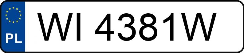 Numer rejestracyjny WI 4381W posiada FIAT 600 Classic 1.1 MPI MR`09 E4 600 Classic 1.1 MPI MR`09 E4 - WI4381W