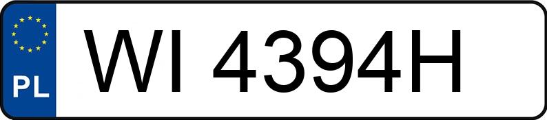 Numer rejestracyjny WI 4394H posiada OPEL Astra Classic II 1.4 MR`04 E4 Astra Classic II 1.4 MR`04 E4 - WI4394H