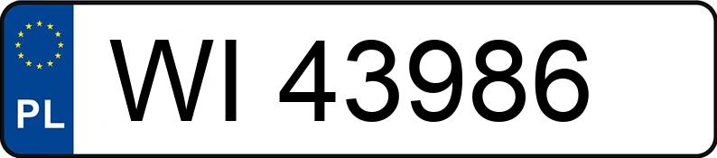 Numer rejestracyjny WI 43986 posiada OPEL Astra II 1.4 MR`98 Comfort - WI43986 Numer rejestracyjny WI 43986 posiada OPEL Astra II 1.4 MR`98 Comfort - WI43986