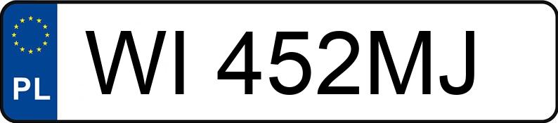 Registreringsnummeret WI 452MJ har VOLKSWAGEN Transporter T6.1 TDi MR`20 E6d 3.2t Caravelle Trendline DSG - WI452MJ