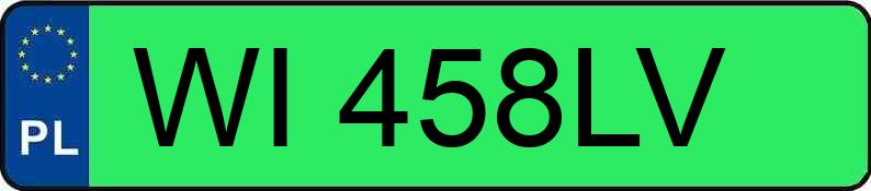 Numer rejestracyjny WI 458LV posiada NISSAN Leaf II MR`18 Acenta 40kWh Aut. - WI458LV