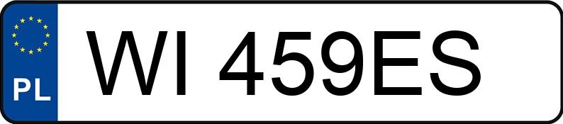 Numer rejestracyjny WI 459ES posiada MERCEDES-BENZ CL 500 BlueEFFICIENCY MR`10 E5 216 CL 500 BlueEFFICIENCY MR`10 E5 216 - WI459ES