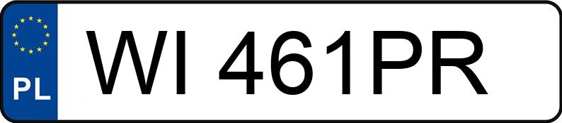 Numer rejestracyjny WI 461PR posiada SKODA Karoq TSI MR`22 E6 Sportline ACT - WI461PR