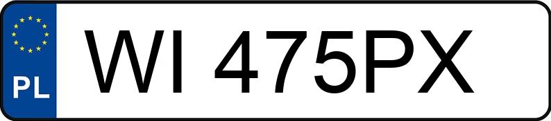 Numer rejestracyjny WI 475PX posiada MERCEDES-BENZ GLS 350 d MR`15 E6 X166 4Matic - WI475PX