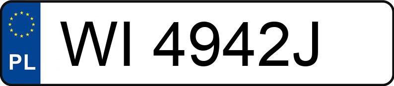 Numer rejestracyjny WI 4942J posiada BMW 520 - WI4942J