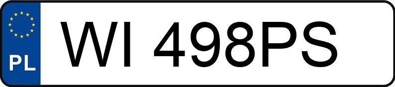 Numer rejestracyjny WI 498PS posiada MERCEDES-BENZ C 300 E - WI498PS