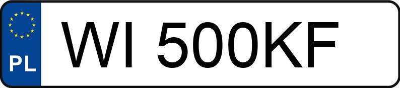 Numer rejestracyjny WI 500KF posiada TOYOTA Previa 2.4 Kat. MR`90 GL - WI500KF Numer rejestracyjny WI 500KF posiada TOYOTA Previa 2.4 Kat. MR`90 GL - WI500KF
