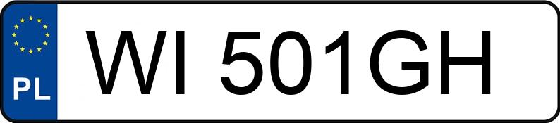 Numer rejestracyjny WI 501GH posiada FORD FOCUS - WI501GH