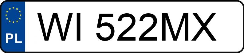 Numer rejestracyjny WI 522MX posiada SKODA OCTAVIA - WI522MX