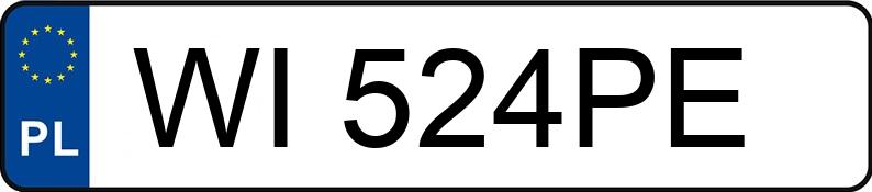 Numer rejestracyjny WI 524PE posiada AUDI Q8 60 TFSI E - WI524PE Numer rejestracyjny WI 524PE posiada AUDI Q8 60 TFSI E - WI524PE
