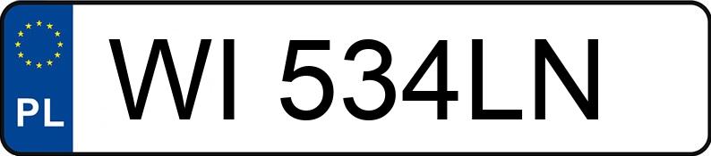Numer rejestracyjny WI 534LN posiada VOLKSWAGEN PASSAT - WI534LN Numer rejestracyjny WI 534LN posiada VOLKSWAGEN PASSAT - WI534LN