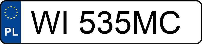 Numer rejestracyjny WI 535MC posiada VOLKSWAGEN Polo PA 1.0 TSI MR`22 E6d Polo PA 1.0 TSI MR`22 E6d - WI535MC