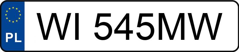 Numer rejestracyjny WI 545MW posiada AUDI A5 SPORTBACK - WI545MW Numer rejestracyjny WI 545MW posiada AUDI A5 SPORTBACK - WI545MW