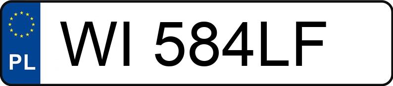 Numer rejestracyjny WI 584LF posiada SKODA Octavia IV 2.0 TDI MR`20 E6d - WI584LF