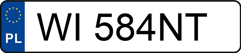 Numer rejestracyjny WI 584NT posiada SKODA OCTAVIA - WI584NT