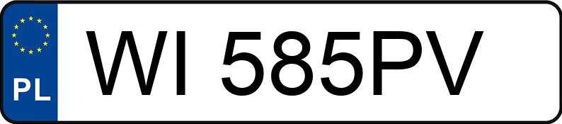 Numer rejestracyjny WI 585PV posiada SKODA OCTAVIA - WI585PV