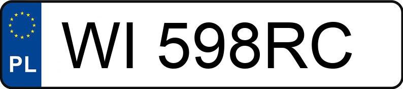 Numer rejestracyjny WI 598RC posiada TOYOTA CAMRY HYBRID - WI598RC Numer rejestracyjny WI 598RC posiada TOYOTA CAMRY HYBRID - WI598RC