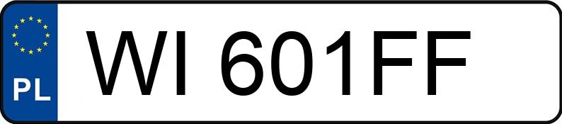 Numer rejestracyjny WI 601FF posiada RENAULT MEGANE - WI601FF