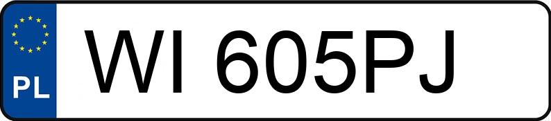 Numer rejestracyjny WI 605PJ posiada VOLVO XC60 U - WI605PJ