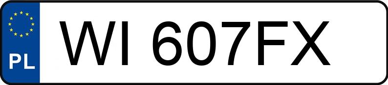 Numer rejestracyjny WI 607FX posiada BMW 123D - WI607FX