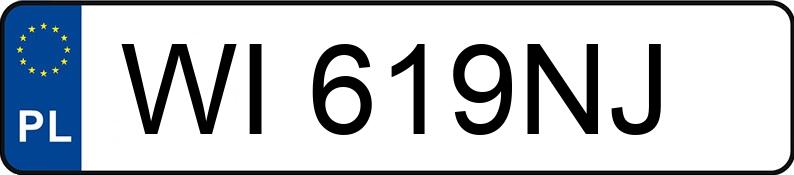 Numer rejestracyjny WI 619NJ posiada KIA CEED - WI619NJ
