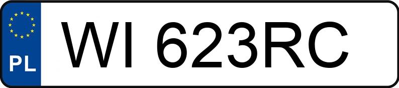 Numer rejestracyjny WI 623RC posiada LAND ROVER RANGE ROVER - WI623RC