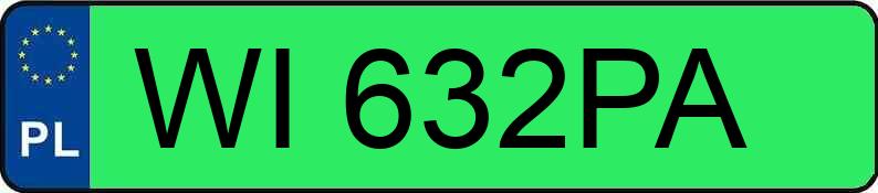 Numer rejestracyjny WI 632PA posiada VOLKSWAGEN ID.4 MR`20 Pro 77kWh - WI632PA