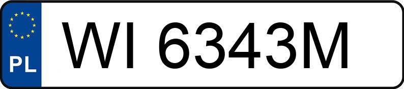 Numer rejestracyjny WI 6343M posiada SKODA SUPERB VAN - WI6343M Numer rejestracyjny WI 6343M posiada SKODA SUPERB VAN - WI6343M