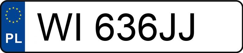 Numer rejestracyjny WI 636JJ posiada HONDA CIVIC 5DR - WI636JJ