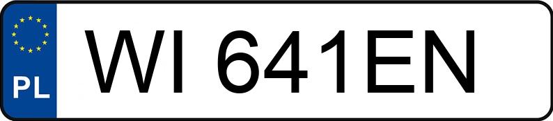 Numer rejestracyjny WI 641EN posiada RENAULT MASTER - WI641EN