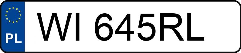 Numer rejestracyjny WI 645RL posiada SKODA OCTAVIA - WI645RL Numer rejestracyjny WI 645RL posiada SKODA OCTAVIA - WI645RL