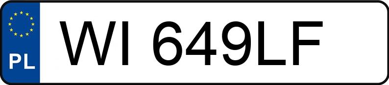 Numer rejestracyjny WI 649LF posiada SKODA Octavia IV 2.0 TDI MR`20 E6d Ambition - WI649LF