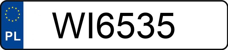Numer rejestracyjny WI 6535 posiada BLINKEE MDPA - WI6535