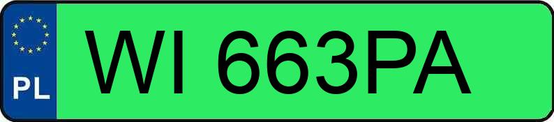 Numer rejestracyjny WI 663PA posiada CUPRA Tavascan MR`24 Endurance 77kWh - WI663PA Numer rejestracyjny WI 663PA posiada CUPRA Tavascan MR`24 Endurance 77kWh - WI663PA