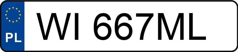 Numer rejestracyjny WI 667ML posiada HONDA Civic 1.4 MR`06 E4 Comfort - WI667ML