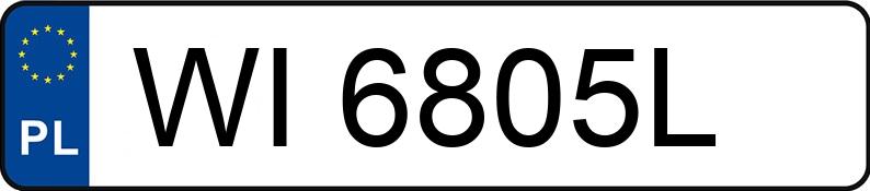 Numer rejestracyjny WI 6805L posiada OPEL Astra III 1.3 CDTI MR`04 E4 Cosmo Aut. - WI6805L