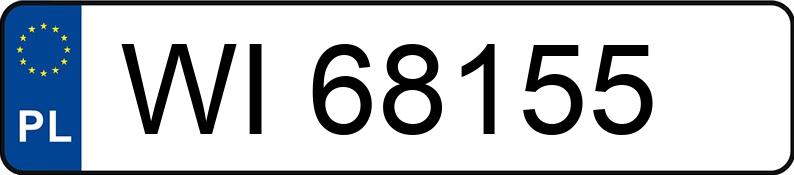 Numer rejestracyjny WI 68155 posiada OPEL - WI68155 Numer rejestracyjny WI 68155 posiada OPEL - WI68155