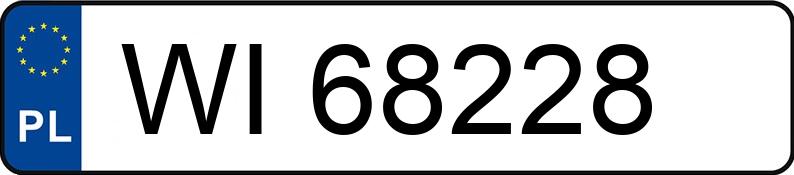 Numer rejestracyjny WI 68228 posiada TOYOTA Carina E Kat. MR`92 Carina E Kat. MR`92 - WI68228