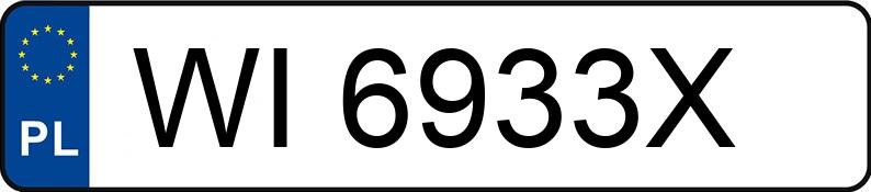 Numer rejestracyjny WI 6933X posiada MERCEDES-BENZ CLC MR`08 E4 203 200 Kompressor - WI6933X