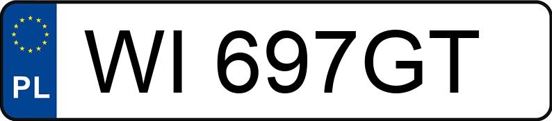 Numer rejestracyjny WI 697GT posiada AUDI A4 - WI697GT Numer rejestracyjny WI 697GT posiada AUDI A4 - WI697GT