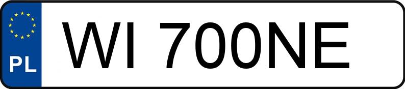 Numer rejestracyjny WI 700NE posiada MORGAN PLUS FOUR MP19 - WI700NE