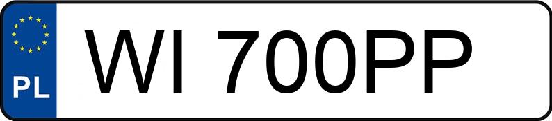 Numer rejestracyjny WI 700PP posiada MERCEDES-BENZ CL 63 AMG MR`10 E5 216 CL 63 AMG MR`10 E5 216 - WI700PP