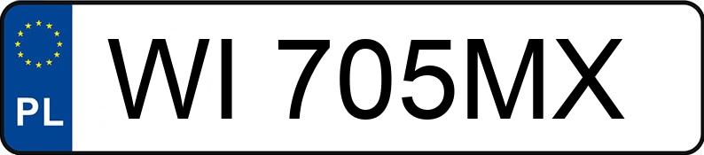 Numer rejestracyjny WI 705MX posiada TOYOTA Yaris 1.5 MR`20 E6d Executive - WI705MX