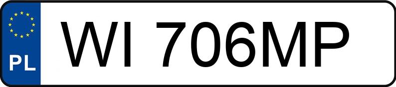 Numer rejestracyjny WI 706MP posiada MERCEDES-BENZ 316 Sprinter CDI MR`13 E5 3.5t 316 Sprinter CDI MR`13 E5 3.5t - WI706MP