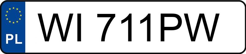 Numer rejestracyjny WI 711PW posiada MERCEDES-BENZ SL 65 AMG - WI711PW