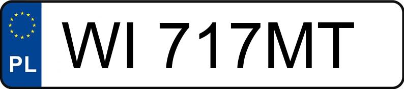 Numer rejestracyjny WI 717MT posiada AUDI Q8 - WI717MT