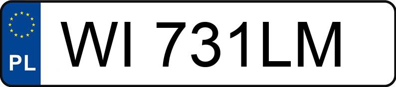 Numer rejestracyjny WI 731LM posiada BMW 318 Touring Diesel MR`19 E6d G21 318 Touring Diesel MR`19 E6d G21 - WI731LM