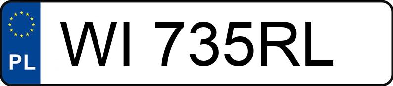 Numer rejestracyjny WI 735RL posiada MERCEDES-BENZ GLE 300 d MR`18 E6d V167 4Matic - WI735RL