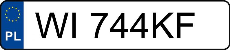 Numer rejestracyjny WI 744KF posiada VOLKSWAGEN Golf IV MR`97 Basis 4MOTION - WI744KF